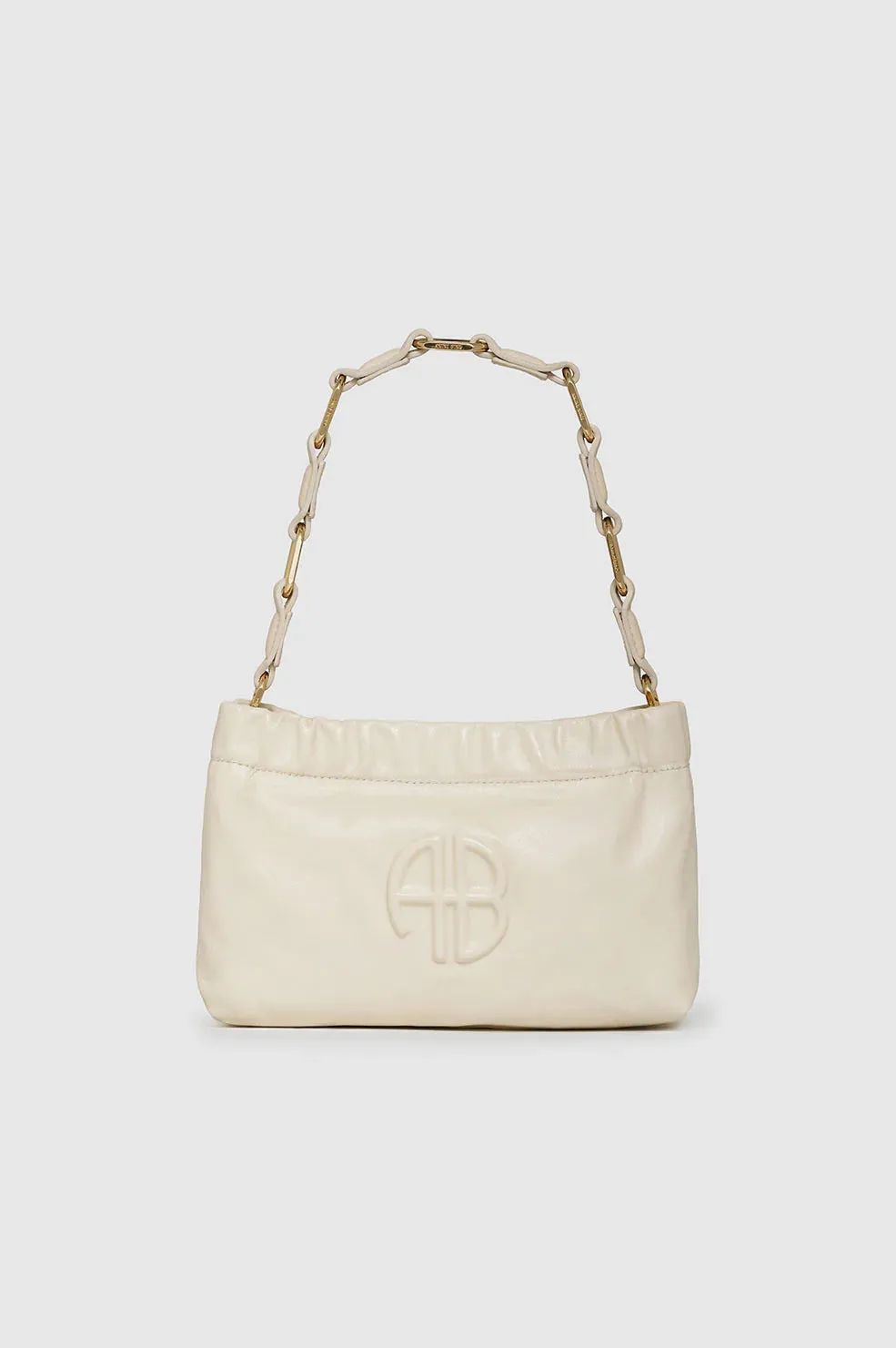 AB Small Kate Shoulder Bag - Ivory