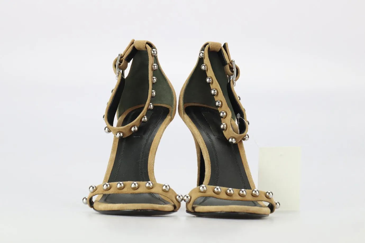 ALEXANDER WANG STUDDED SUEDE SANDALS EU 38 UK 5 US 8