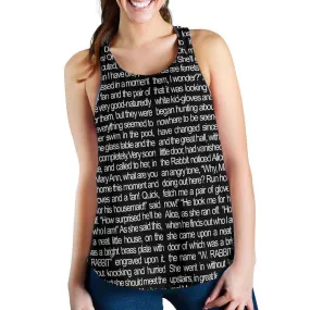 Alice In Wonderland Women's Racerback Tank