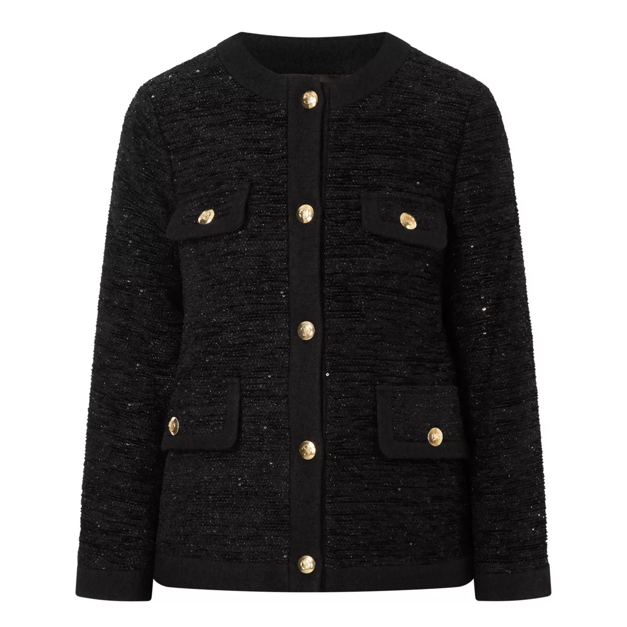 ANINE BING Lydia Tweed Jacket - Black