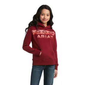 Ariat Girls R.E.A.L. Serape Logo Hoodie 10037974