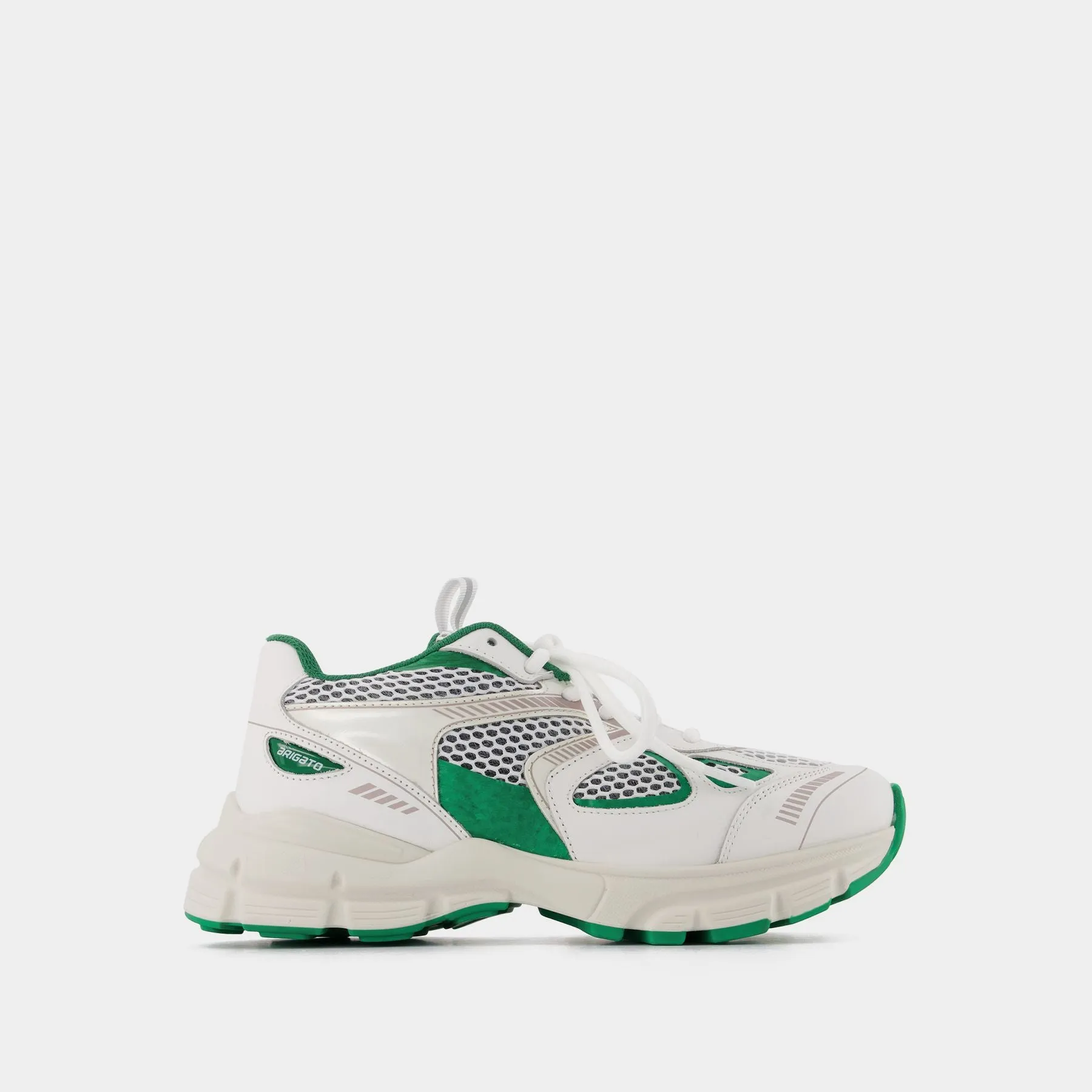 Axel Arigato  Marathon Runner Sneakers in Green Leather