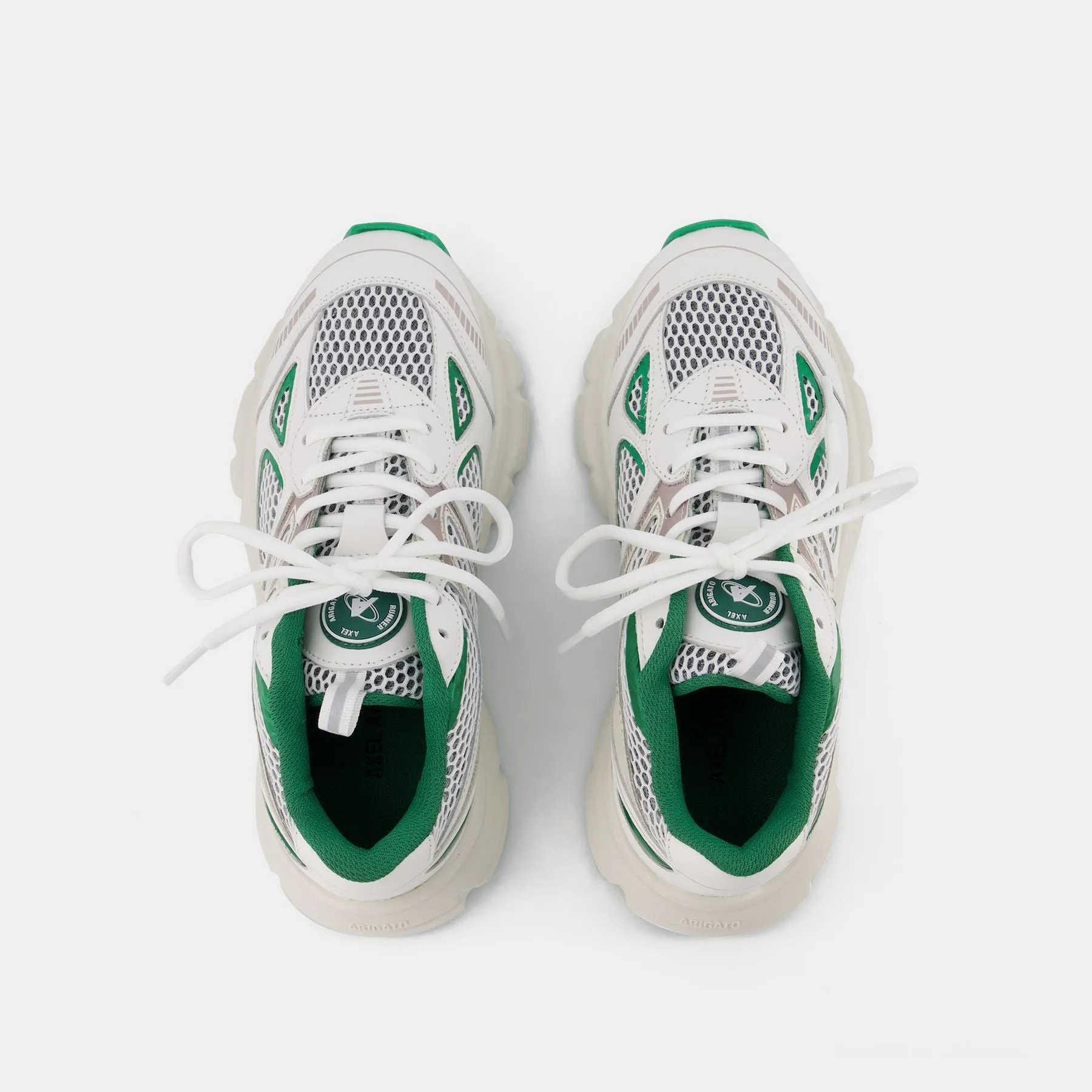 Axel Arigato  Marathon Runner Sneakers in Green Leather