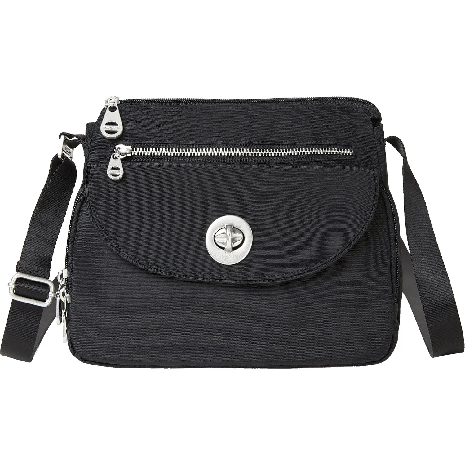 Baggallini Calais Crossbody Bagg Black Nylon