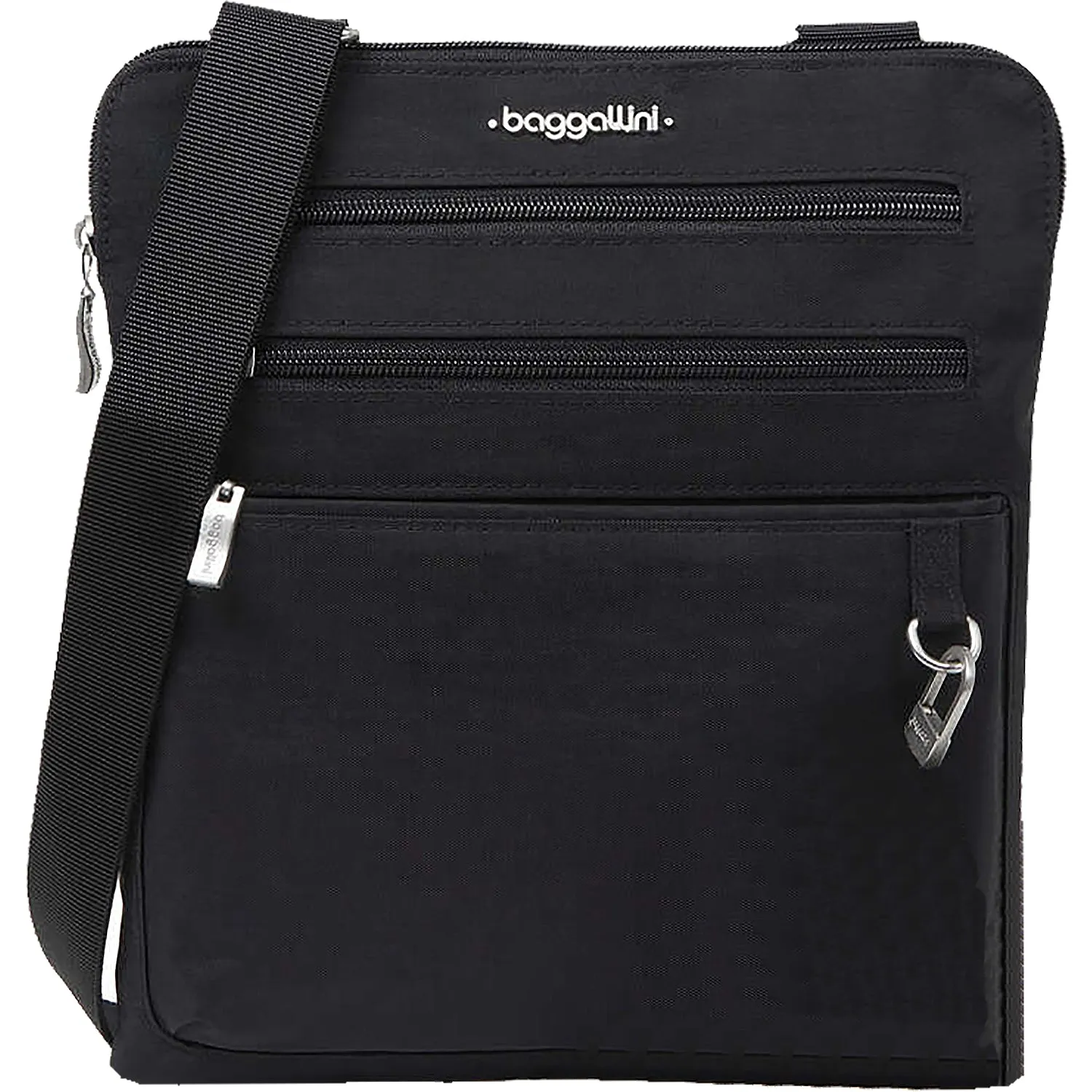 Baggallini Chelsea Crossbody Black Nylon