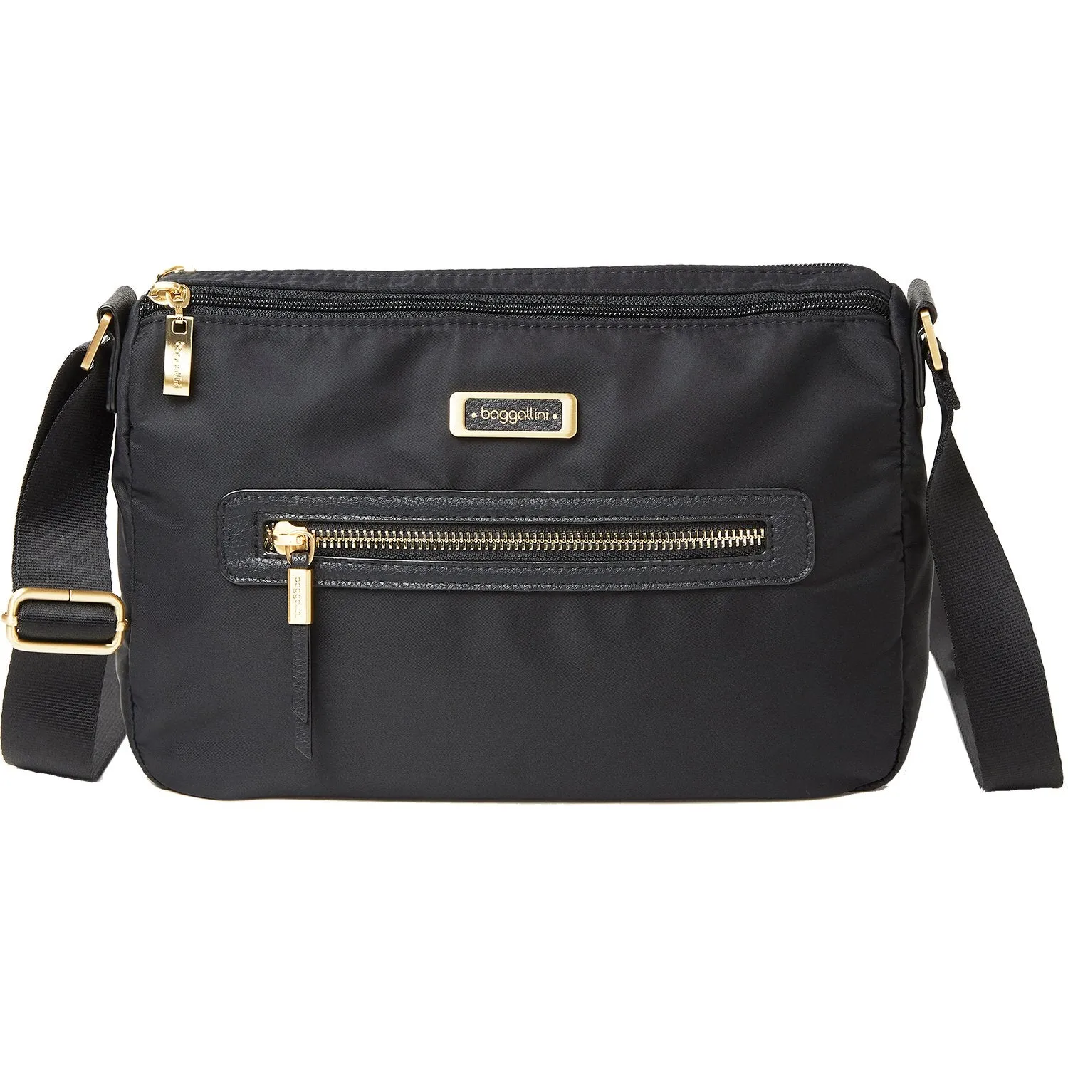 Baggallini Chloe Crossbody Black Nylon