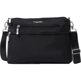 Baggallini City Crossbody Black Nylon