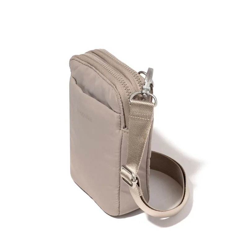 Baggallini Modern Take Two RFID Crossbody in Moonrock Puff