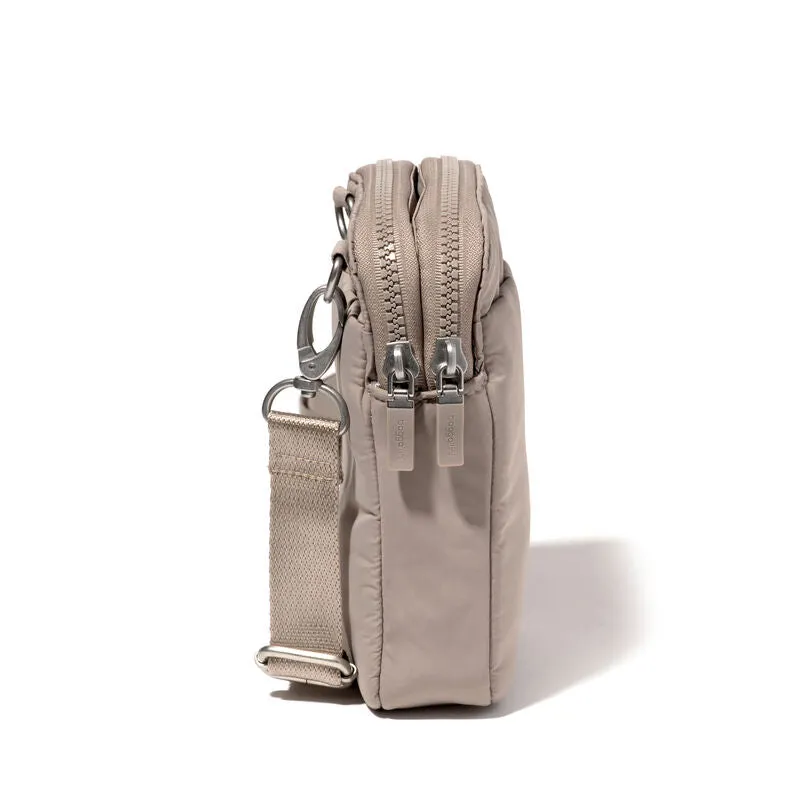 Baggallini Modern Take Two RFID Crossbody in Moonrock Puff