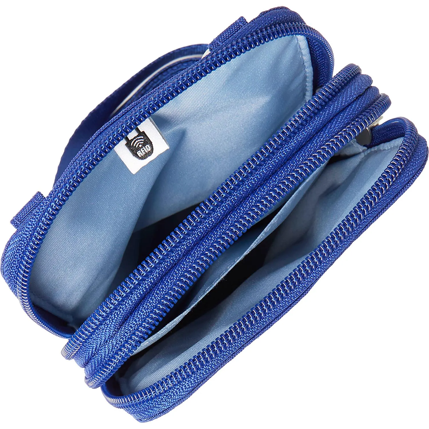 Baggallini Take Two RFID Bryant Crossbody Cobalt Nylon