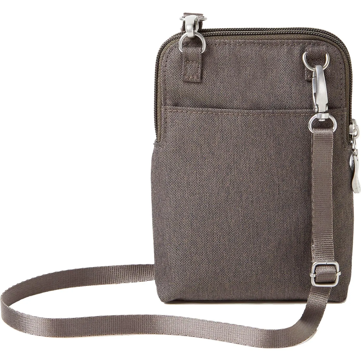 Baggallini Take Two RFID Bryant Crossbody Dark Umber Nylon