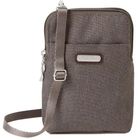 Baggallini Take Two RFID Bryant Crossbody Dark Umber Nylon