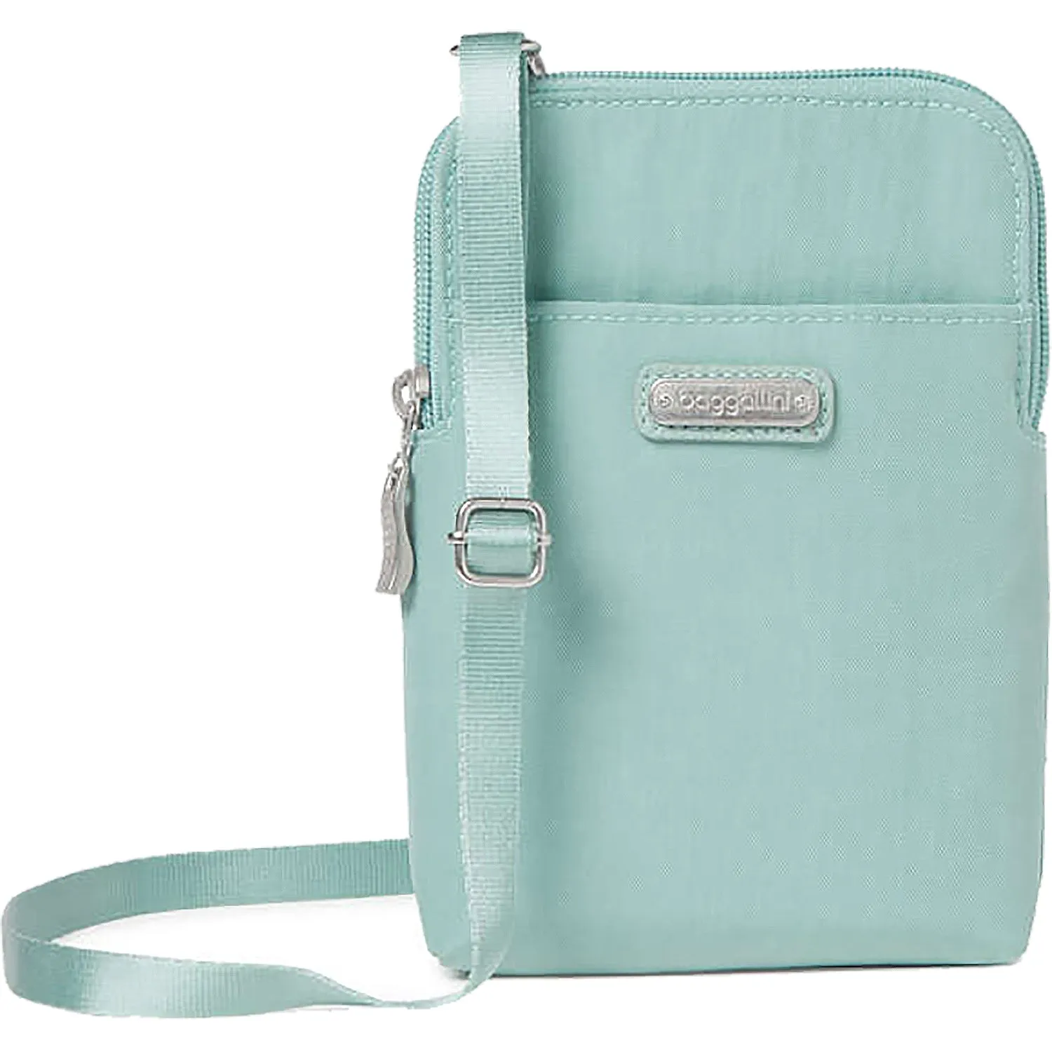 Baggallini Take Two RFID Bryant Crossbody Seaglass Nylon