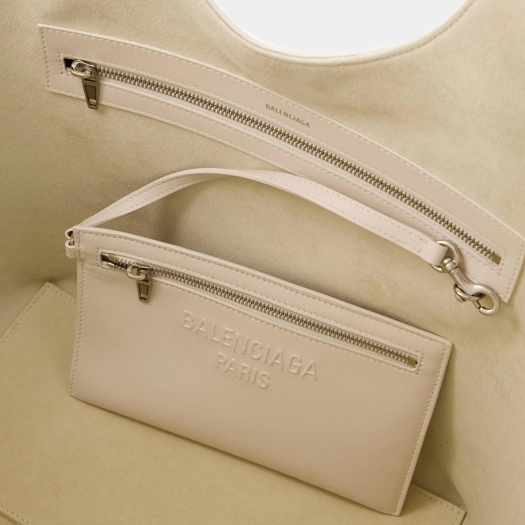 Balenciaga  Mary Kate Tote - Balenciaga - Leather - Nacre