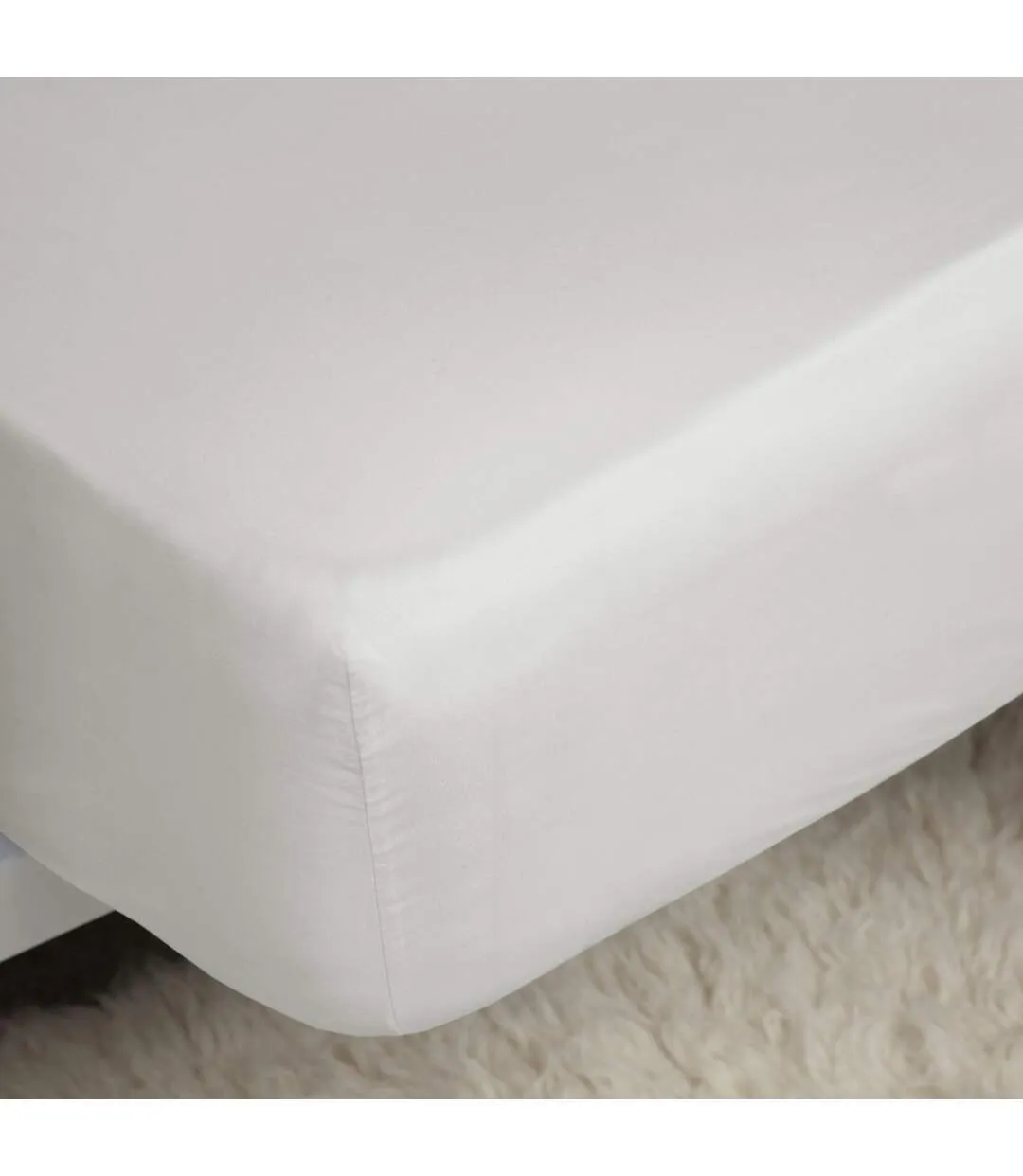 Belledorm 200 Thread Count Egyptian Cotton Deep Fitted Sheet (White) - UTBM114