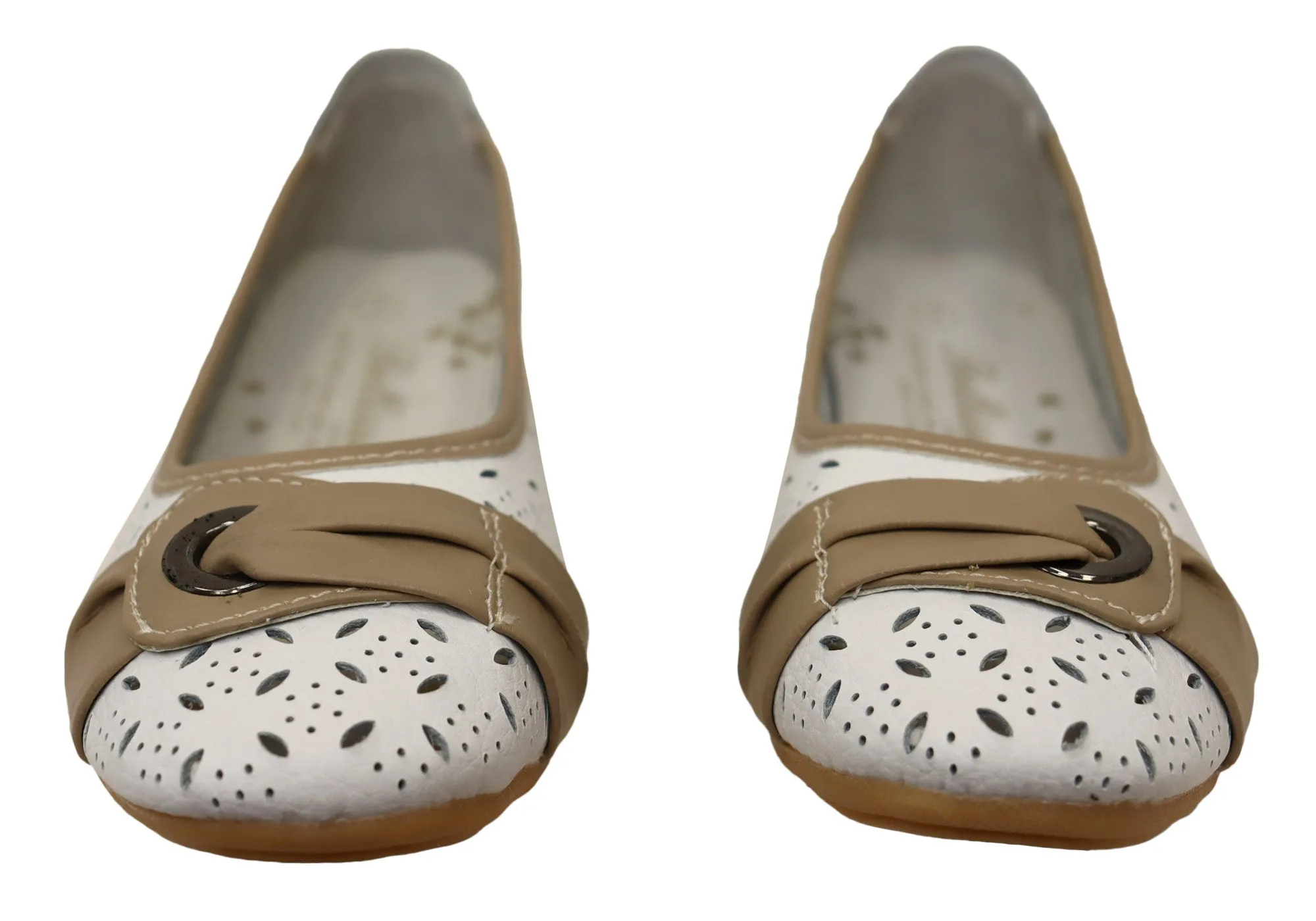 Bellissimo Adele 2 Womens Soft Leather Comfortable Flats