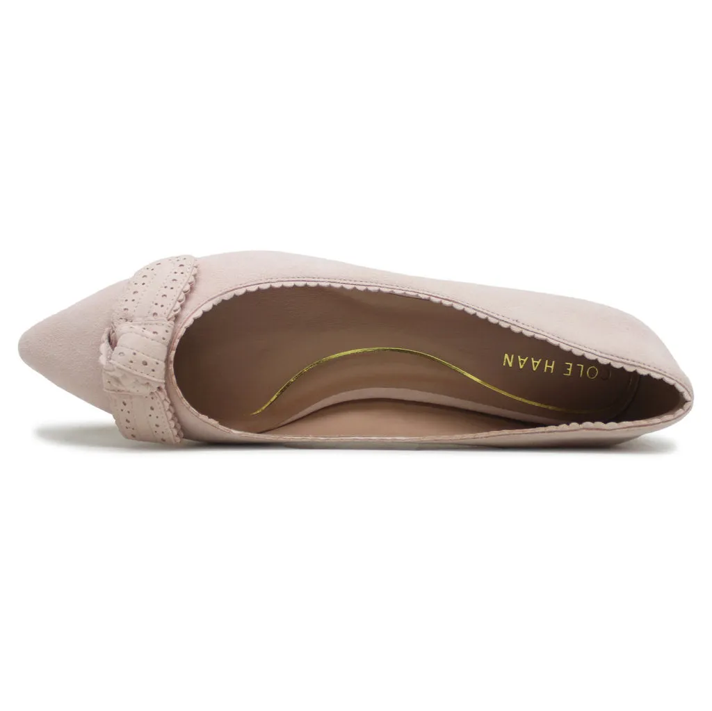 Bellport Bow Skimmer Suede Women's Flats Shoes