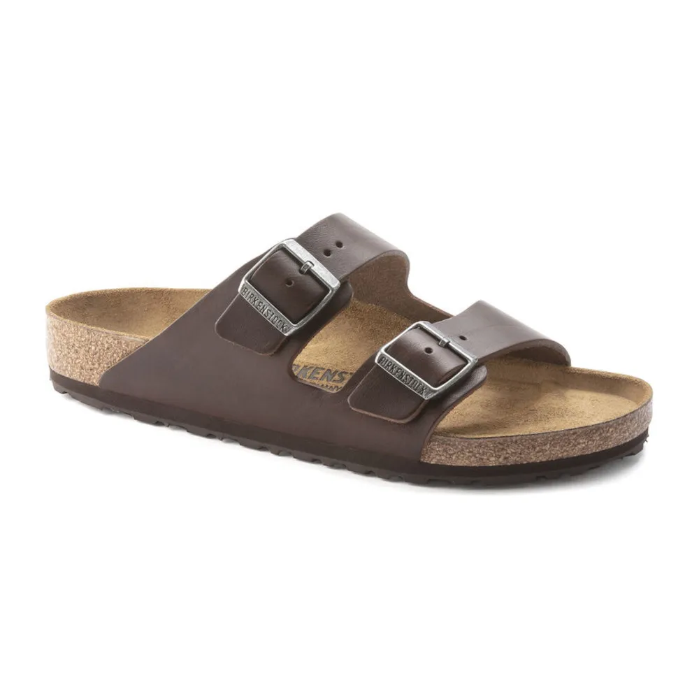 Birkenstock Arizona Grip Vintage Roast Leather Men’s Sandals (Regular)