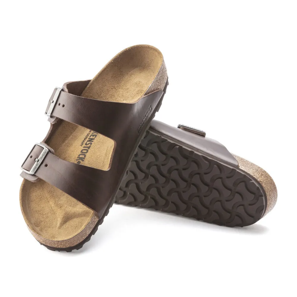 Birkenstock Arizona Grip Vintage Roast Leather Men’s Sandals (Regular)