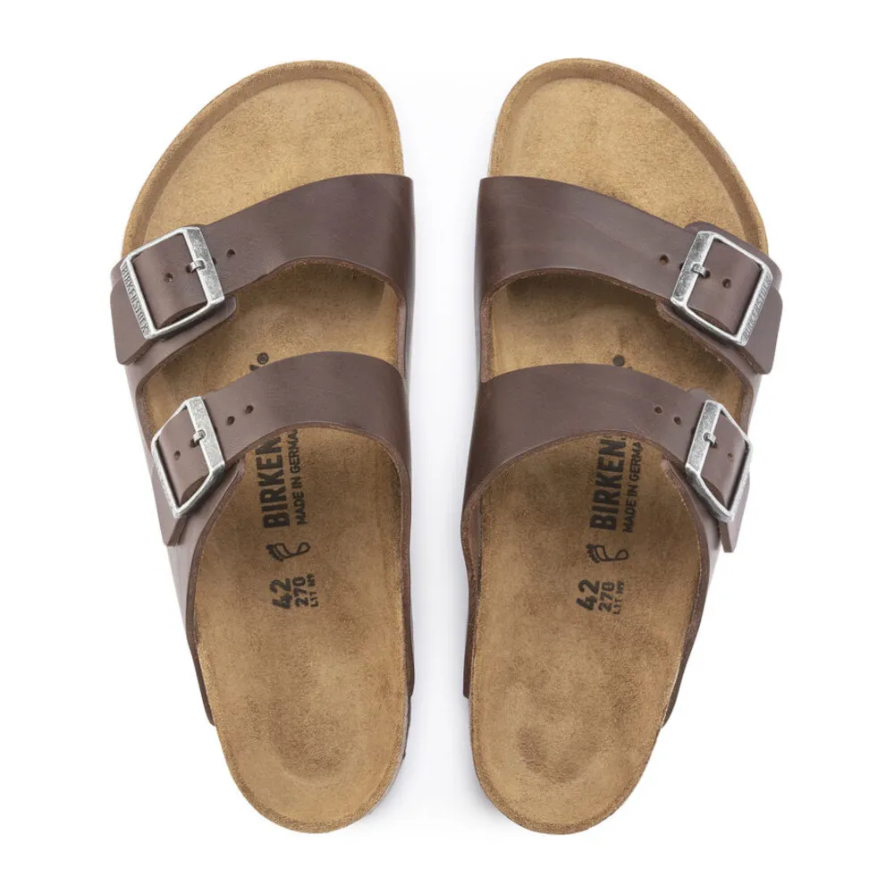 Birkenstock Arizona Grip Vintage Roast Leather Men’s Sandals (Regular)