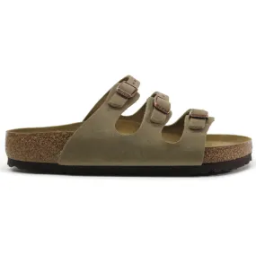 Birkenstock Unisex Sandals Florida BS Casual Slip-On Ankle Oiled Leather - UK 7