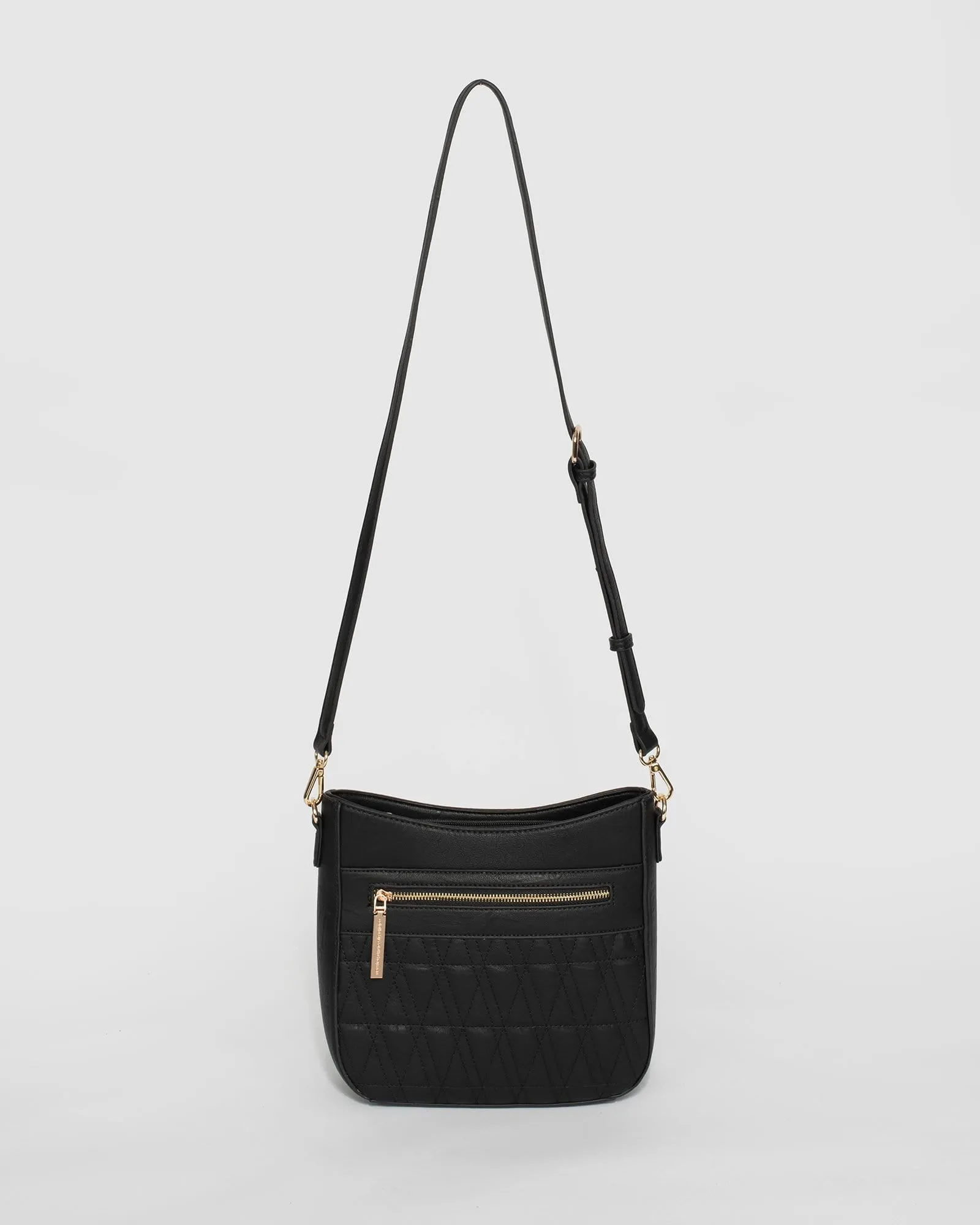 Black Bryana Quilt Bag