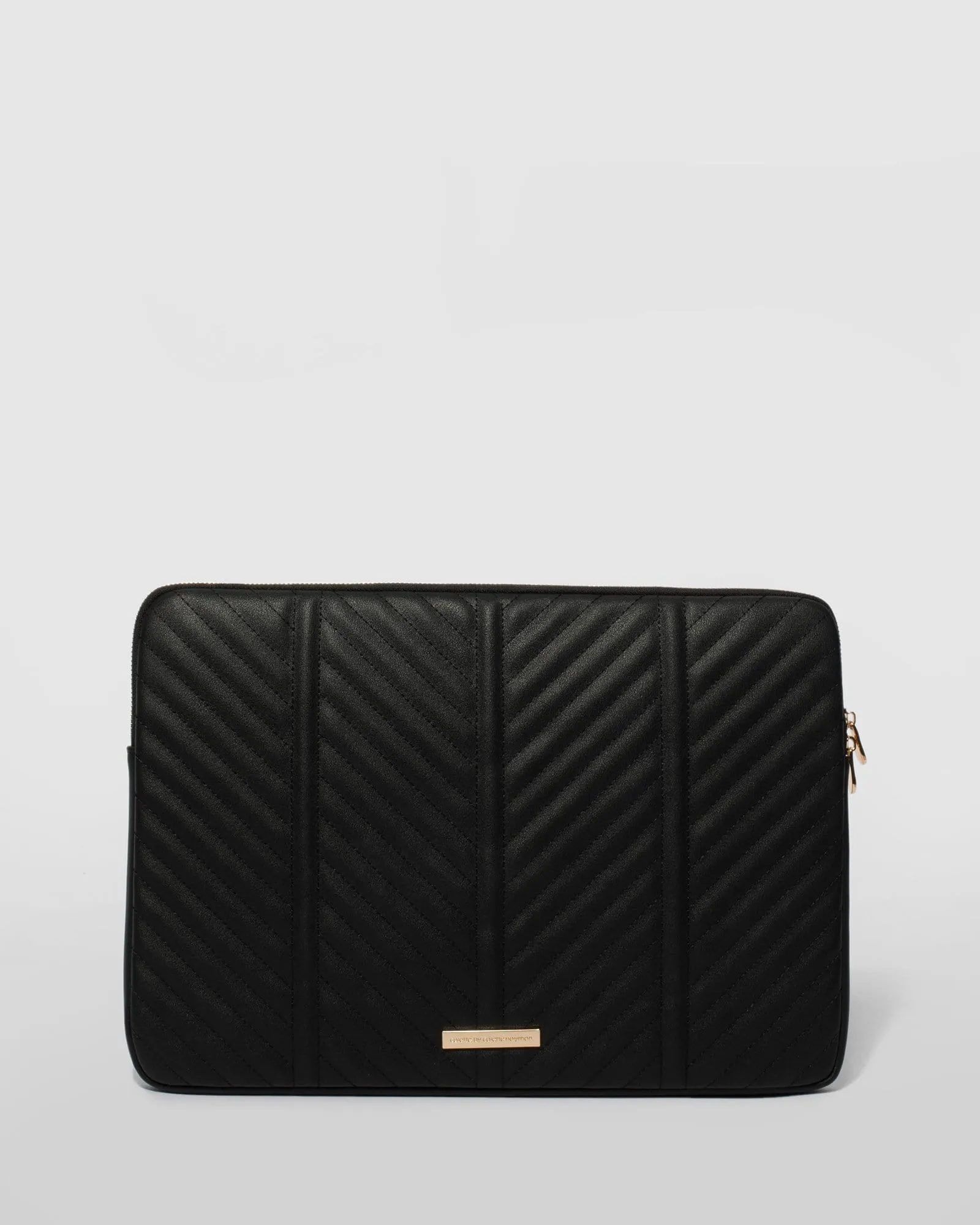 Black Chloe Quilt Tech Case