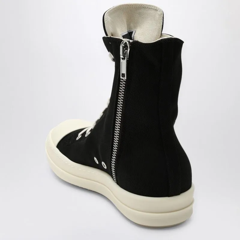 BLACK DENIM LUXOR HI SNEAKERS