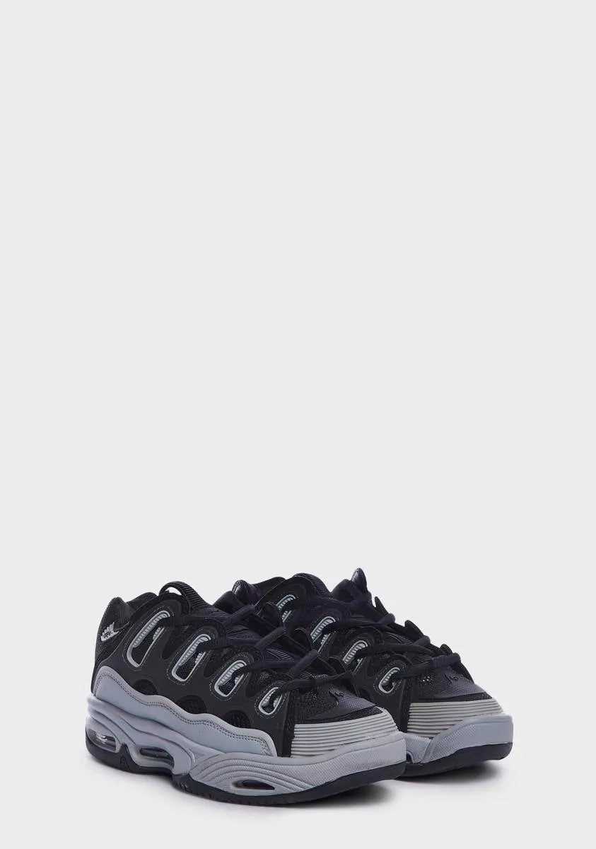 Black Grey D3 2001 Sneakers-