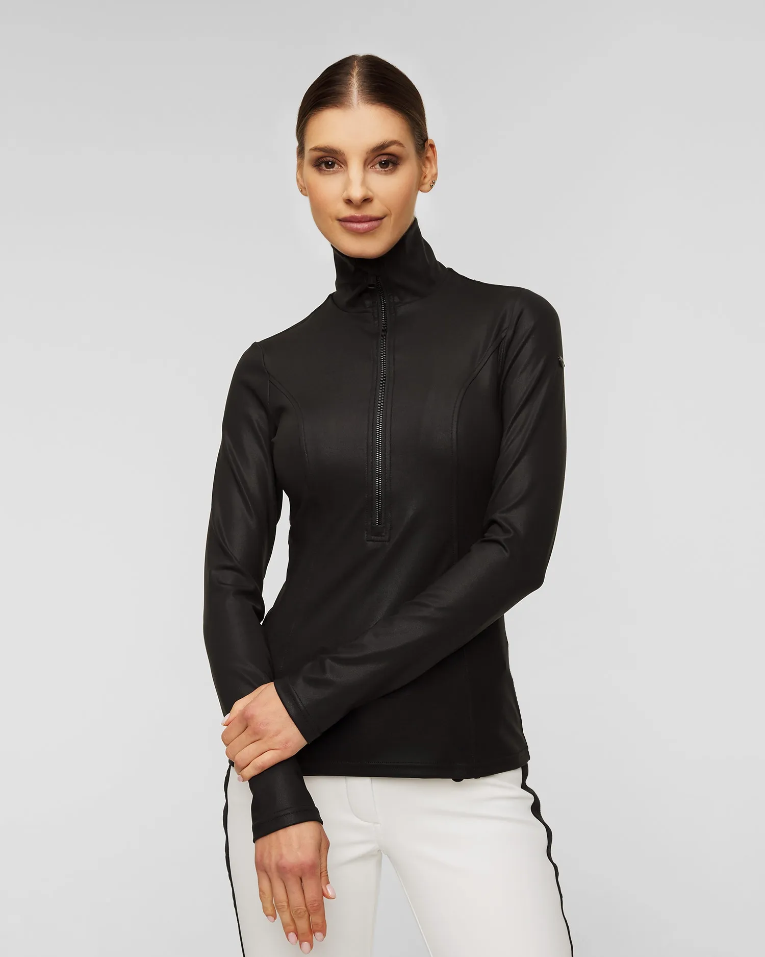 Black open turtleneck Goldbergh Glamour GB30720234-9000