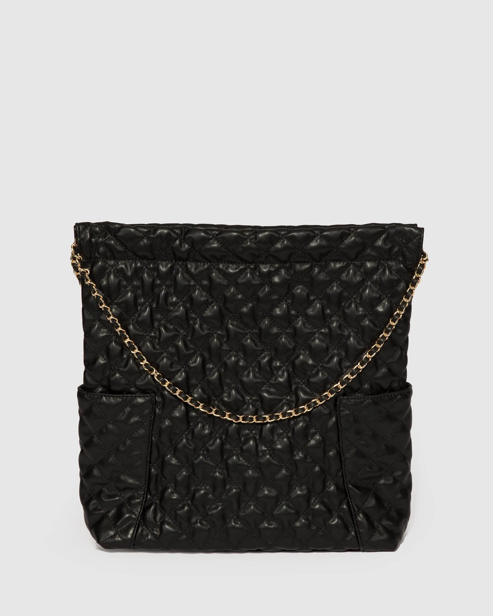 Black Zara Slouch Quilt Bag