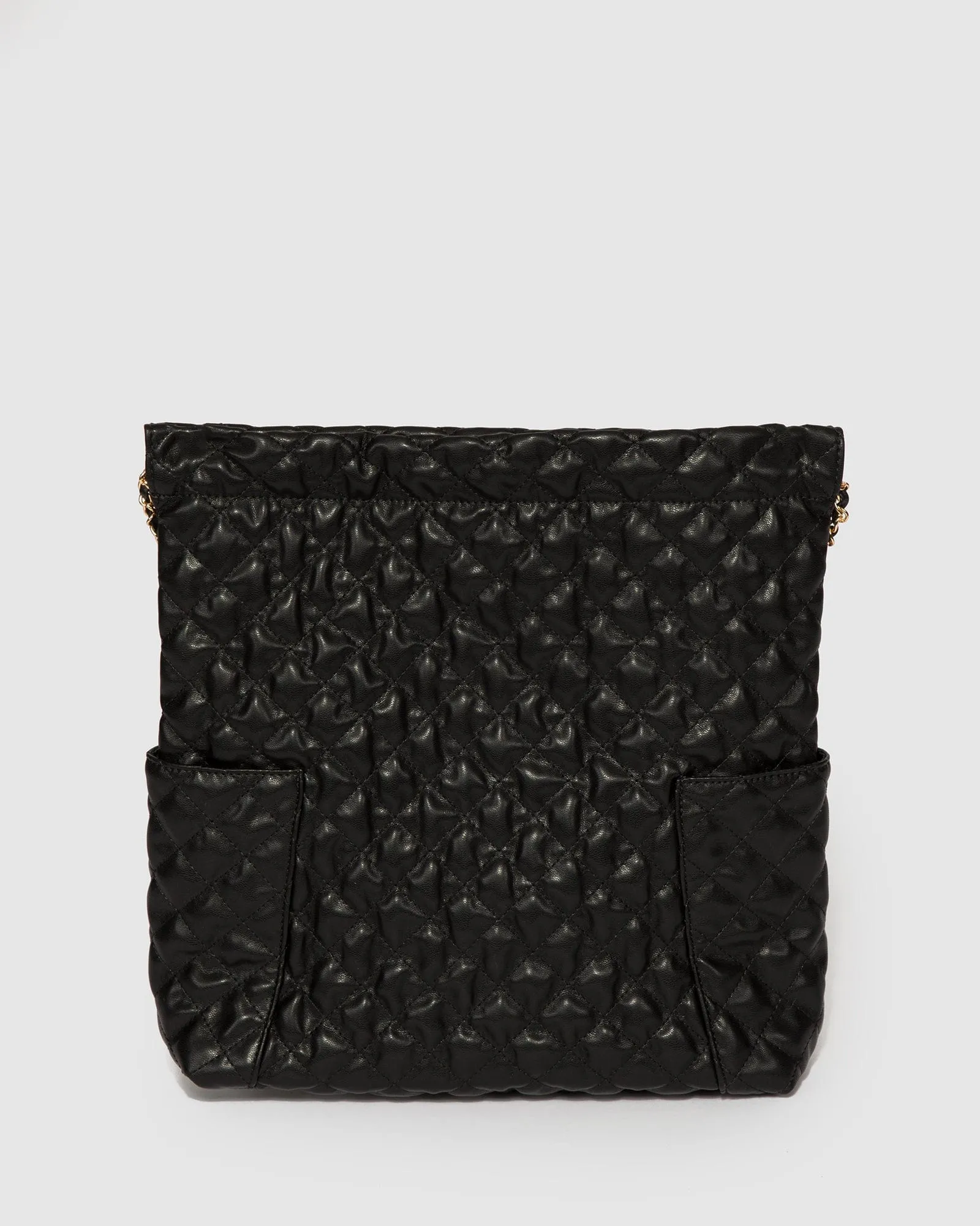 Black Zara Slouch Quilt Bag