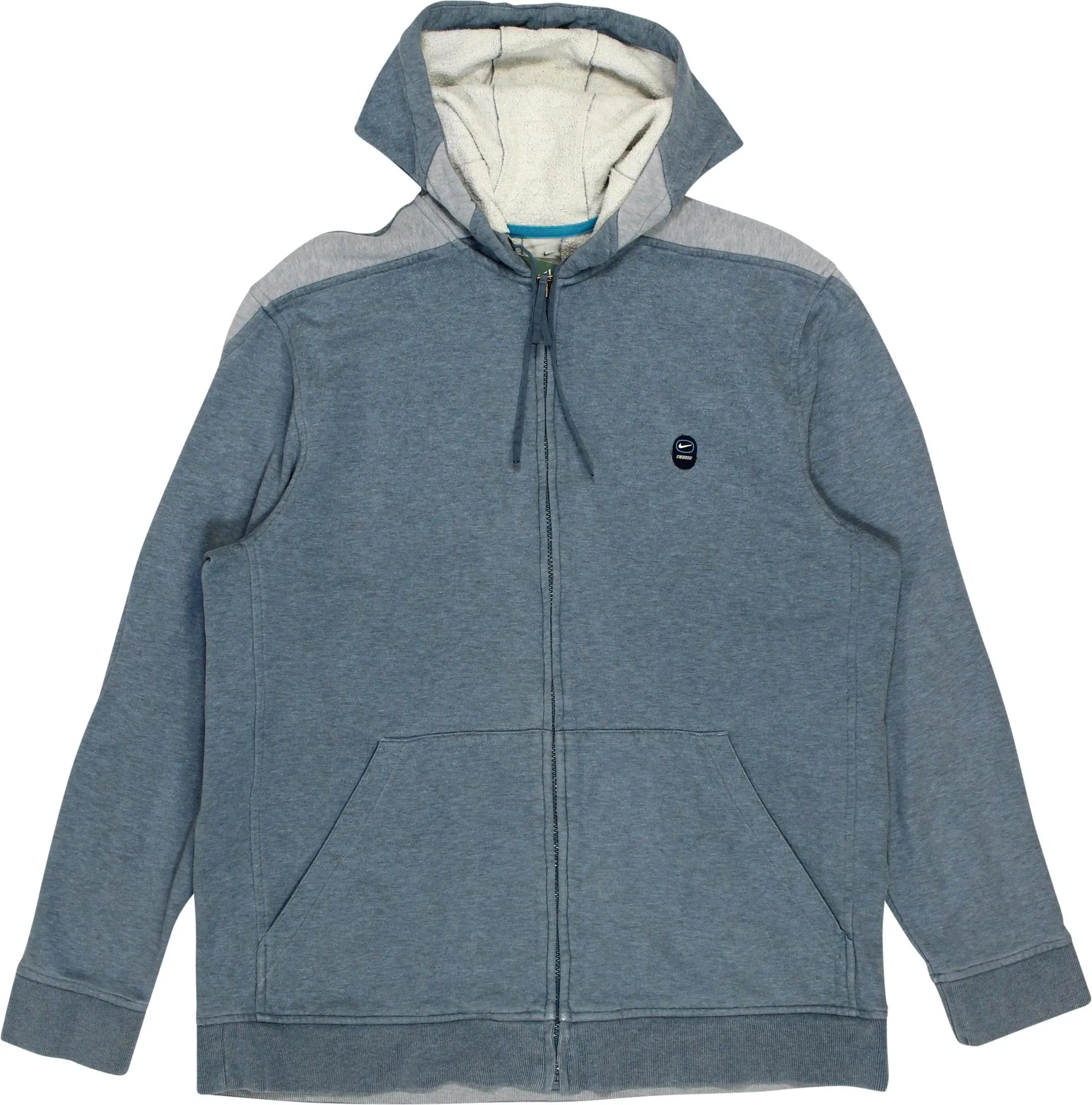 Blue Zip-up Hoodie by Nike | ThriftTale