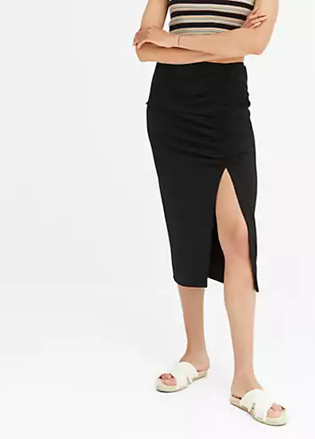 bonprix Ruched Jersey Skirt | Grattan