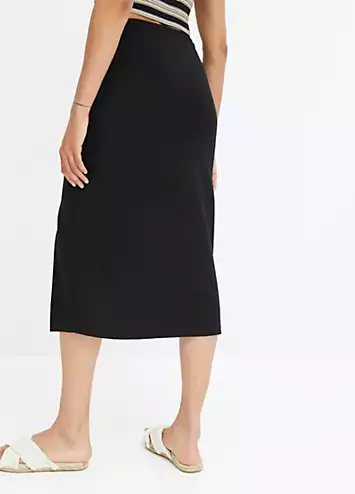 bonprix Ruched Jersey Skirt | Grattan