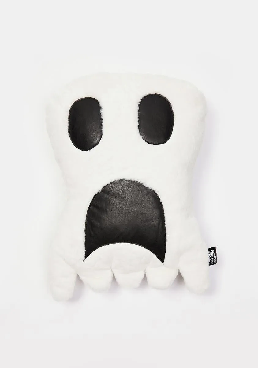 Boo's And Snoozes Ghost Pillow-