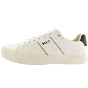 BOSS Aiden Tenn Trainers White