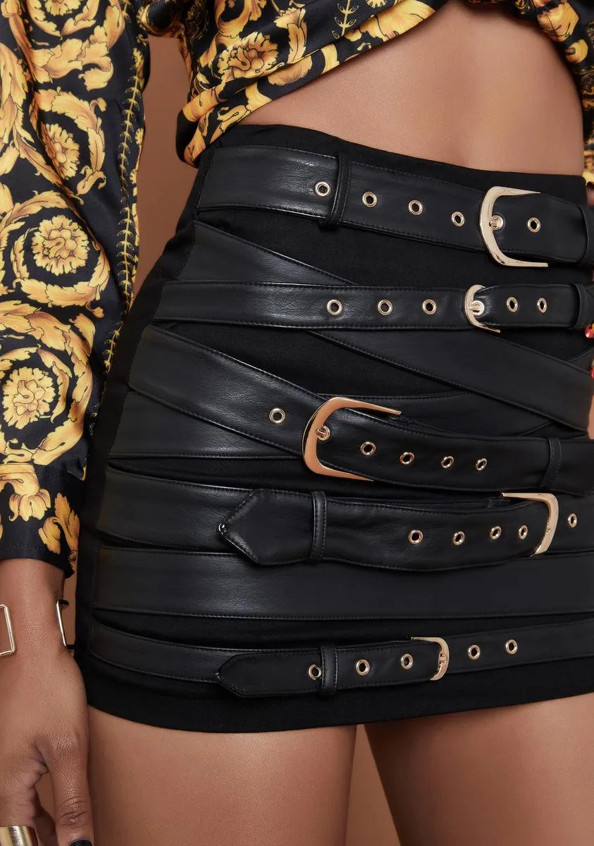 Boss Of Me Belt Skirt-