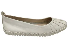 Bottero Namibia Womens Comfortable Leather Flats Shoes Made In Brazil