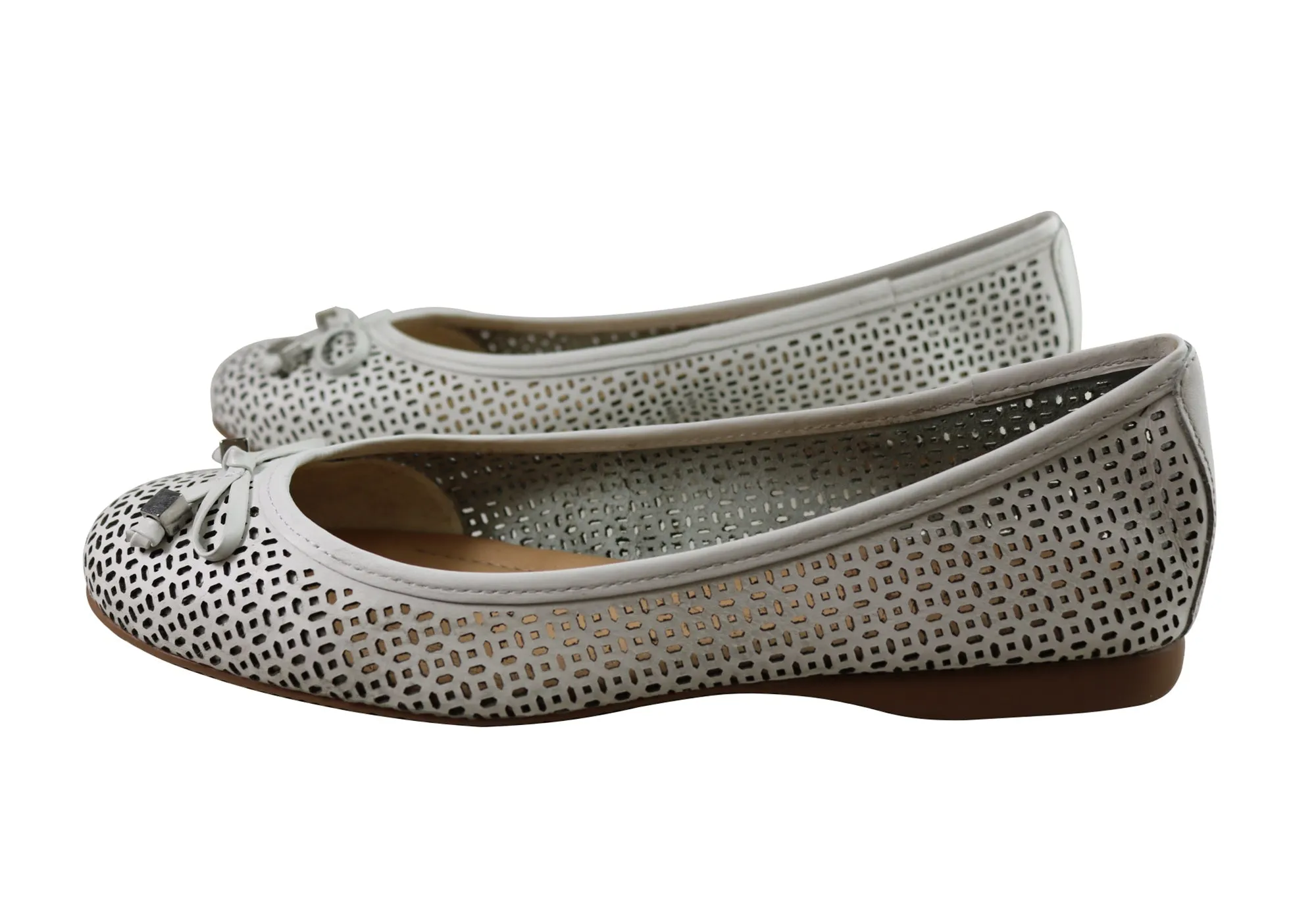 Bottero Paloma Womens Comfortable Leather Flats Made In Brazil