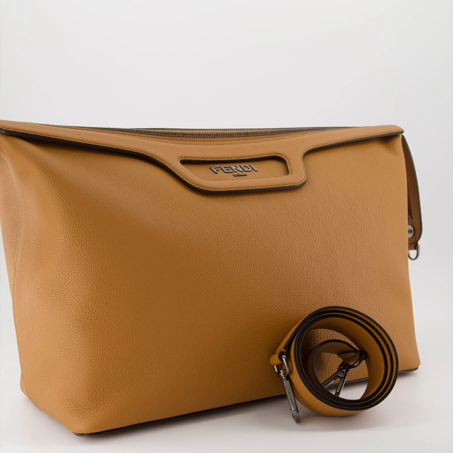 Brown Leather Travel Bag