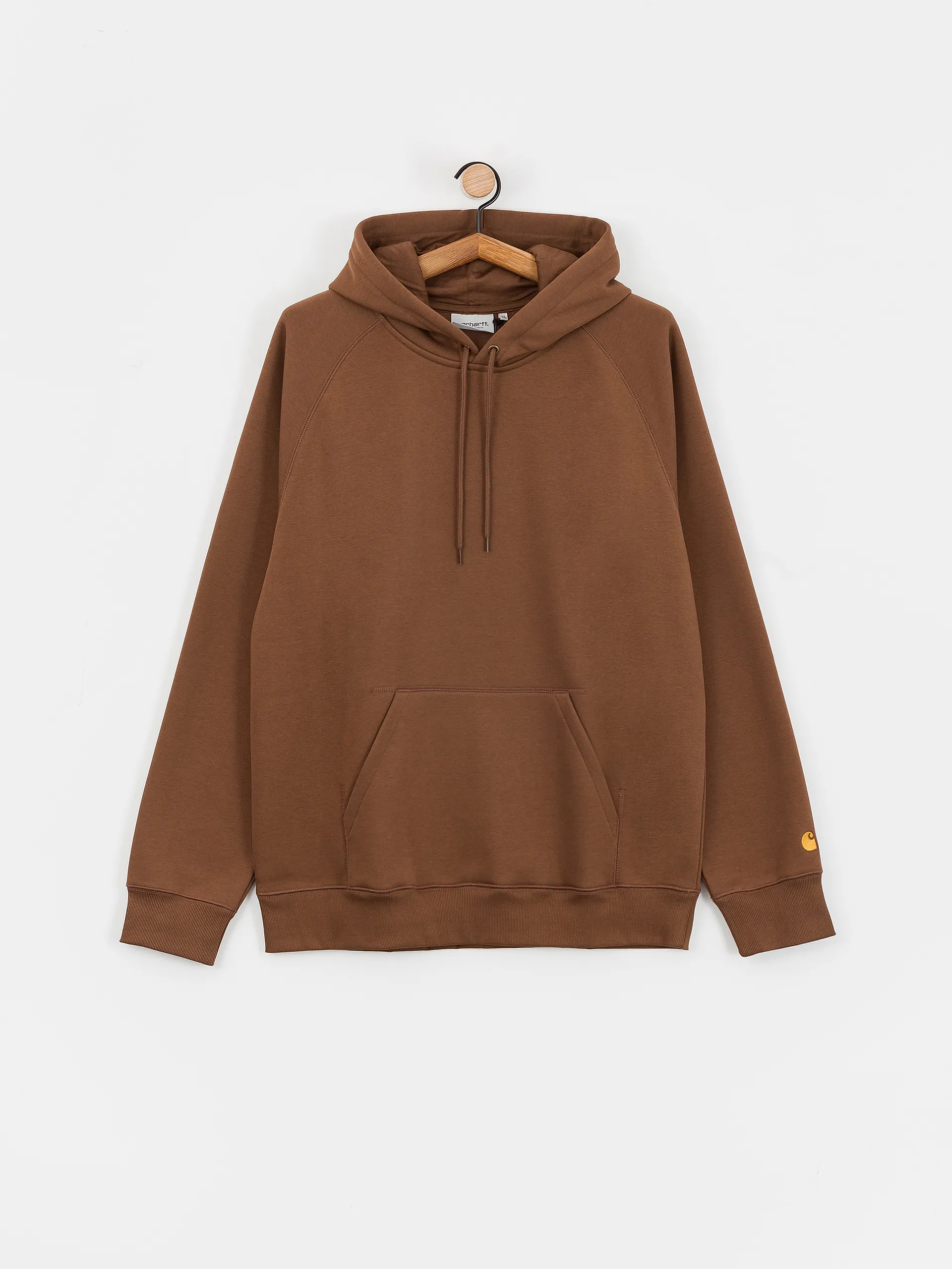 Carhartt WIP Chase HD Hoodie (chocolate/gold)