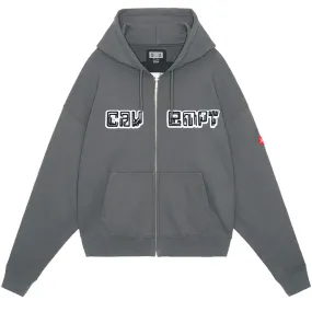 CAV EMPT EMBROIDERY ZIP HOODIE CCL | Bodega