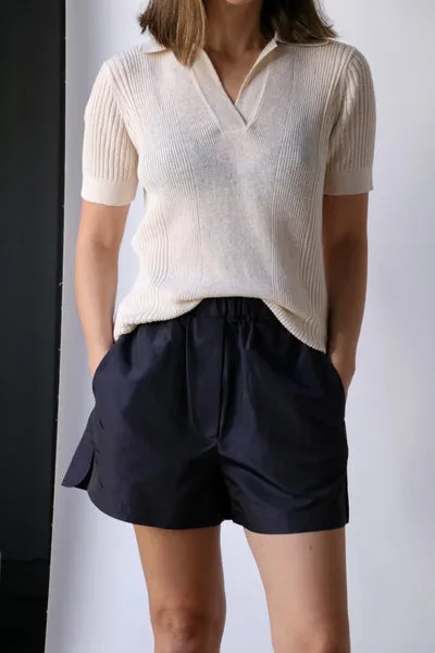 Closed Polo Knit Shirt in Ivory