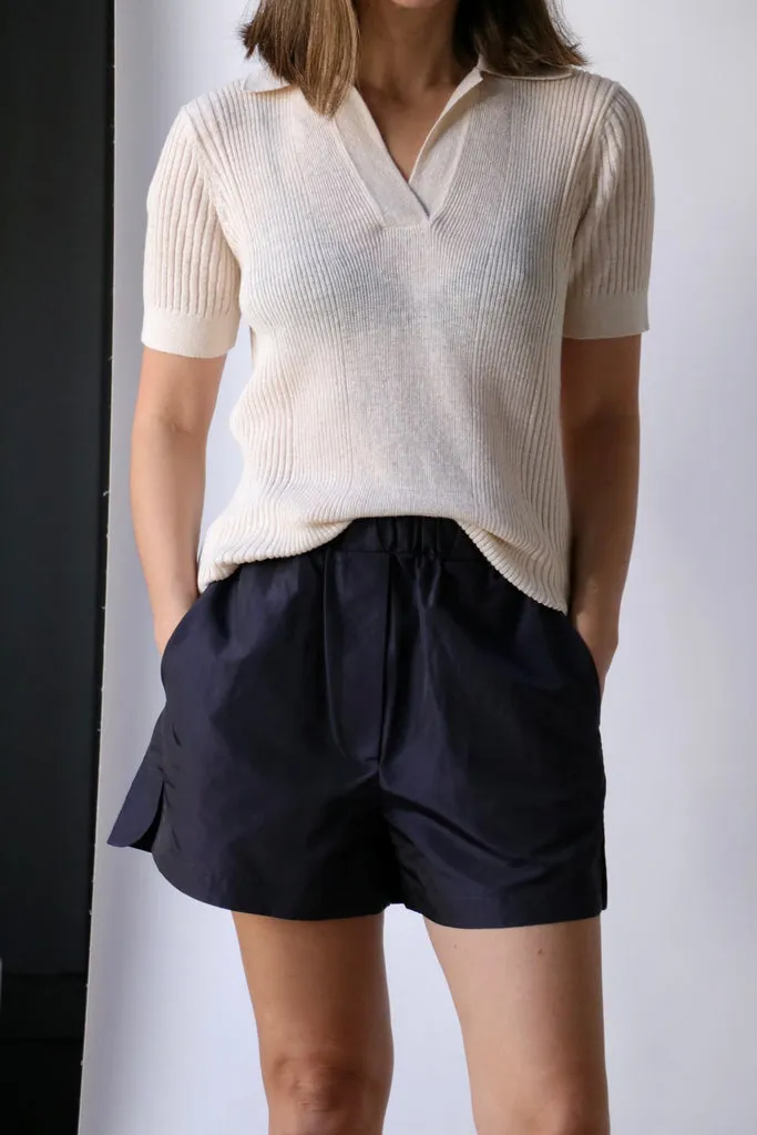 Closed Polo Knit Shirt in Ivory