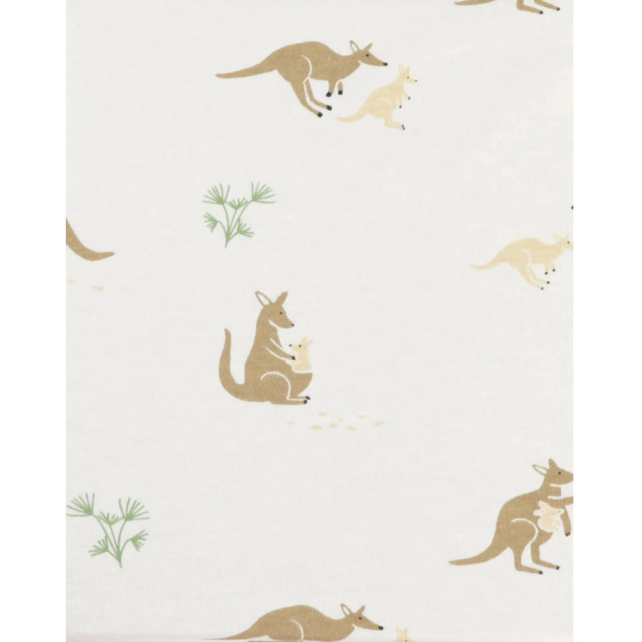 Coccoli Crib Fitted Sheet-Kangaroo  - Clement