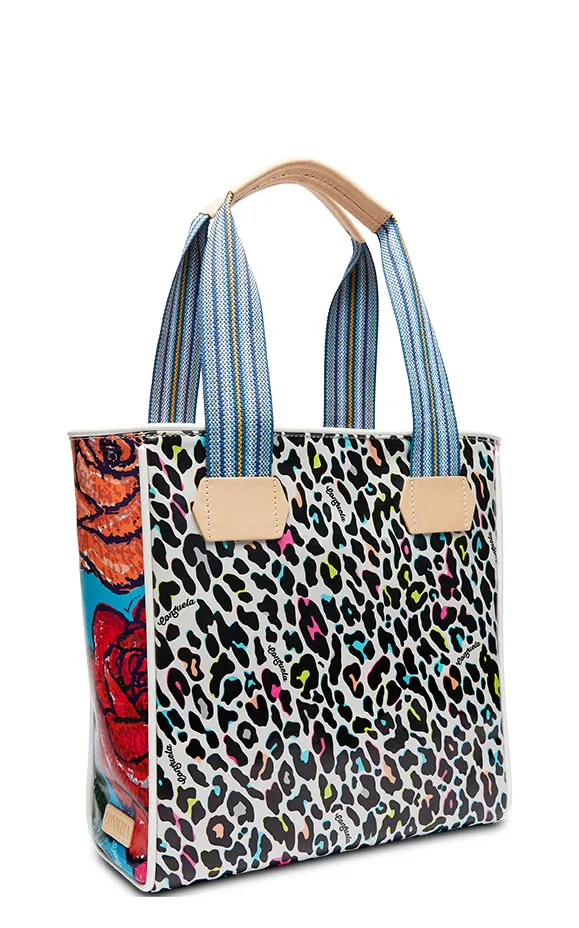 Consuela Coco Cheetah and Floral Print Classic Tote