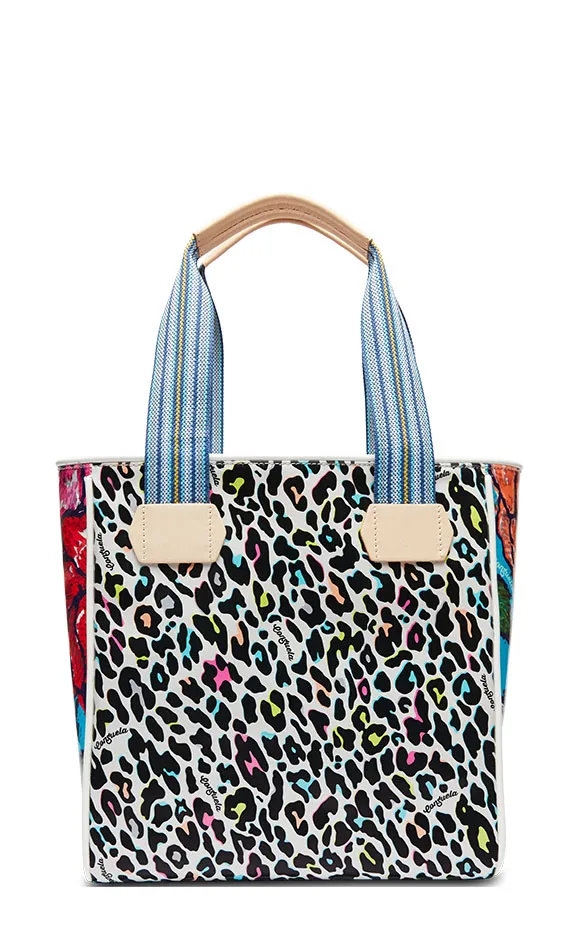 Consuela Coco Cheetah and Floral Print Classic Tote