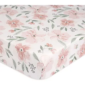 Crane Baby Crib Sheet (Floral), Parker