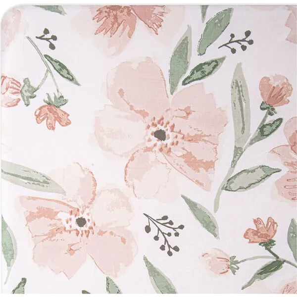 Crane Baby Crib Sheet (Floral), Parker